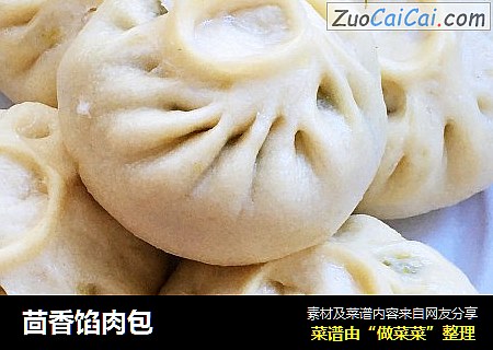 茴香馅肉包