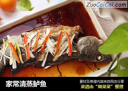 家常清蒸鲈鱼