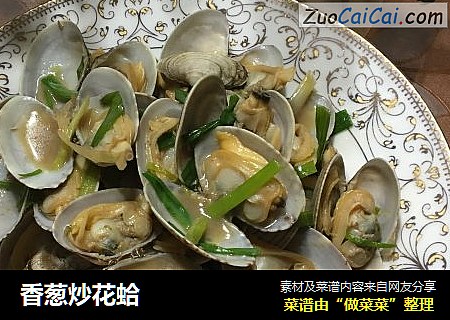 香葱炒花蛤