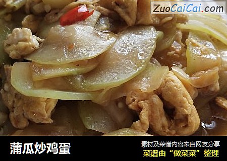 蒲瓜炒鸡蛋