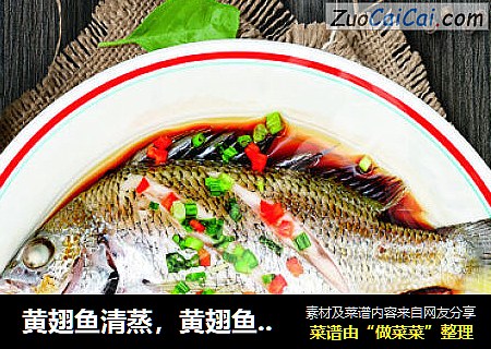 黄翅鱼清蒸，黄翅鱼做法