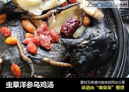 虫草洋参乌鸡汤