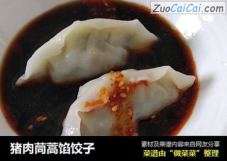 猪肉茼蒿馅饺子