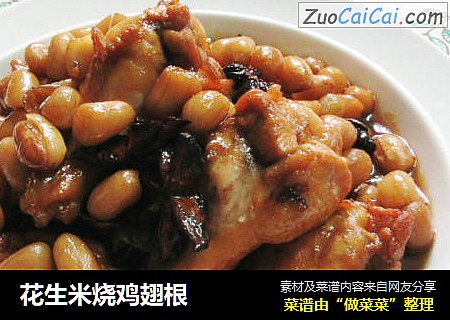 花生米烧鸡翅根