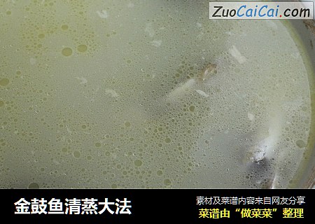 金鼓鱼清蒸大法