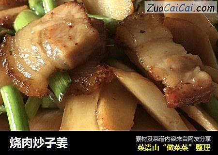 烧肉炒子姜