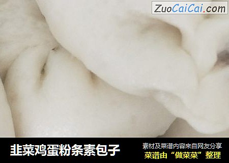 韭菜鸡蛋粉条素包子