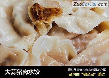 大蒜猪肉水饺