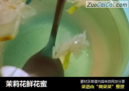 茉莉花鲜花蜜
