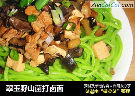 翠玉野山菌打卤面