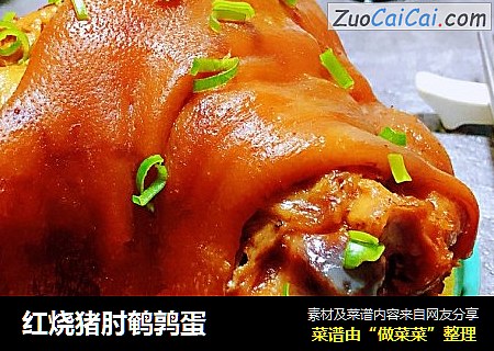红烧猪肘鹌鹑蛋