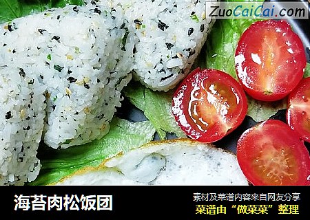 海苔肉松饭团