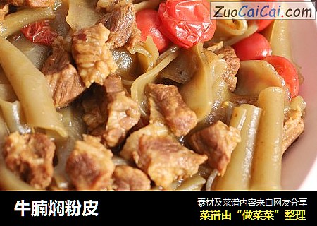牛腩焖粉皮
