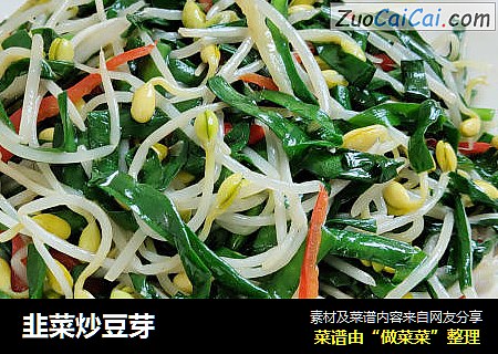 韭菜炒豆芽