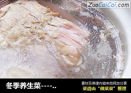 冬季养生菜-------茯苓山药骨头汤