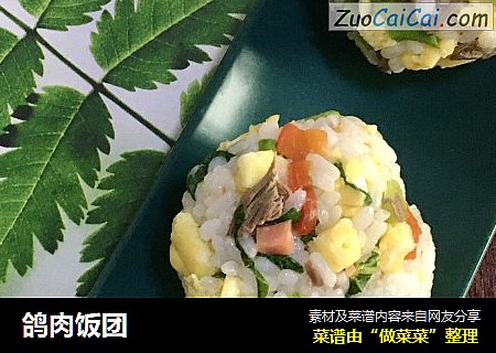 鸽肉饭团