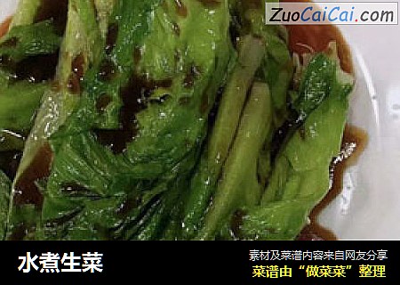 水煮生菜