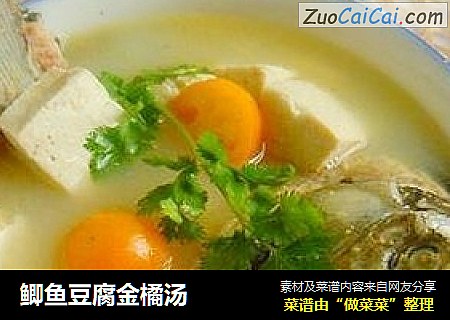 鲫鱼豆腐金橘汤