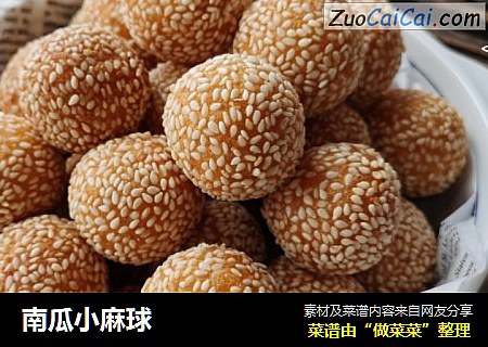 南瓜小麻球