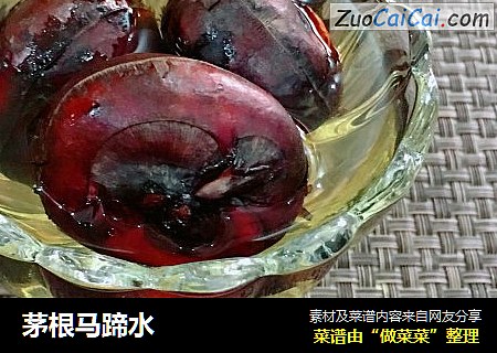 茅根马蹄水