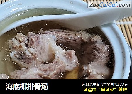 海底椰排骨汤