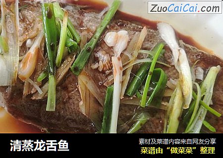 清蒸龙舌鱼