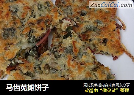 马齿苋摊饼子
