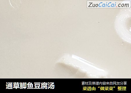 通草鲫鱼豆腐汤
