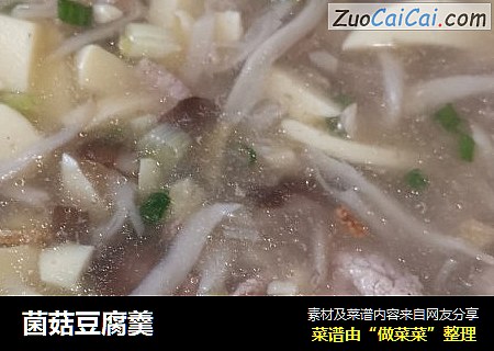 菌菇豆腐羹