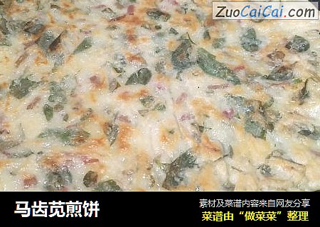 马齿苋煎饼