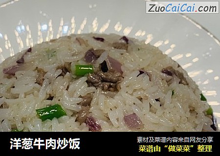 洋葱牛肉炒饭
