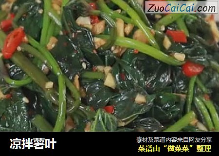 凉拌薯叶