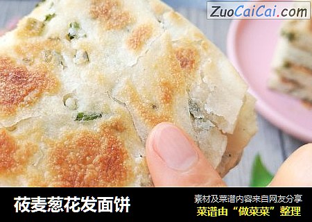 莜麦葱花发面饼