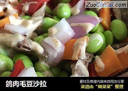 鸽肉毛豆沙拉