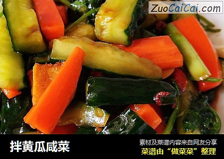 拌黄瓜咸菜