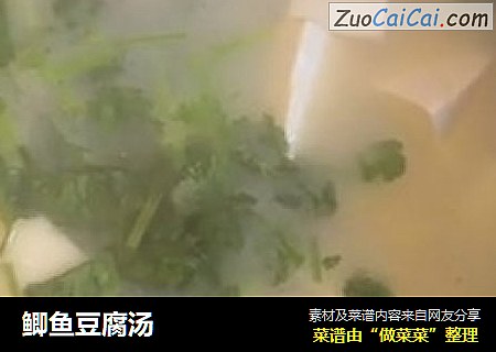 鲫鱼豆腐汤