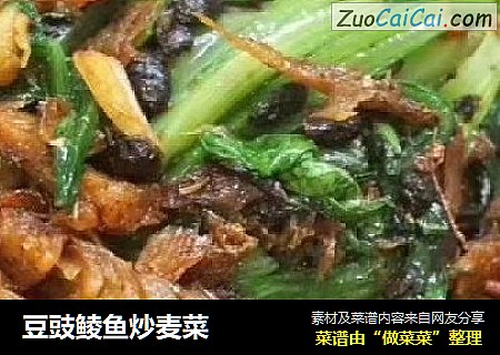 豆豉鲮鱼炒麦菜