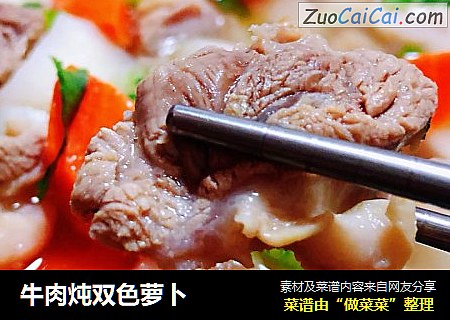 牛肉炖双色萝卜