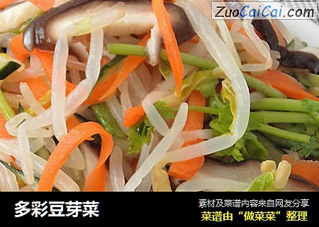 多彩豆芽菜