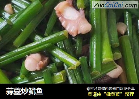 蒜薹炒鱿鱼