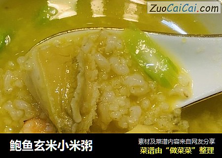 鲍鱼玄米小米粥