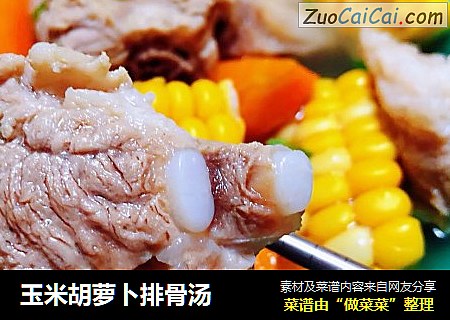玉米胡萝卜排骨汤
