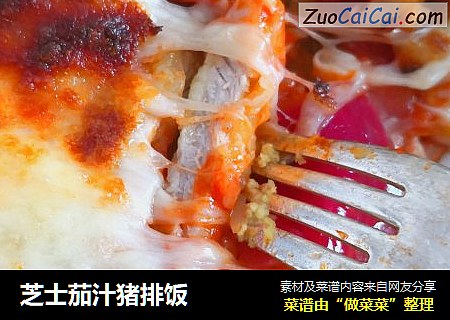 芝士茄汁猪排饭