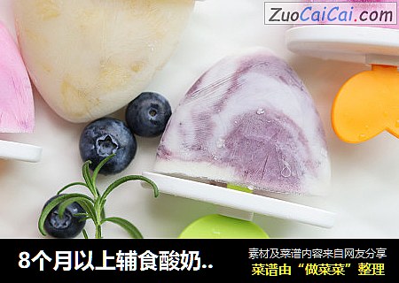 8个月以上辅食酸奶水果冰棒