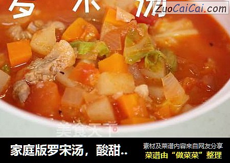 家庭版罗宋汤，酸甜可口，夏日最爱