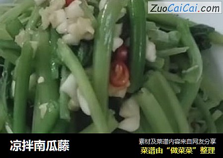 凉拌南瓜藤