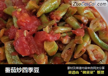 番茄炒四季豆