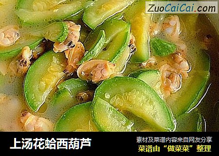 上汤花蛤西葫芦