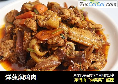 洋葱焖鸡肉