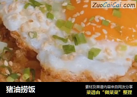 猪油捞饭